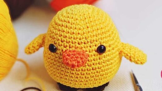 receita amigurumi de pintinho
