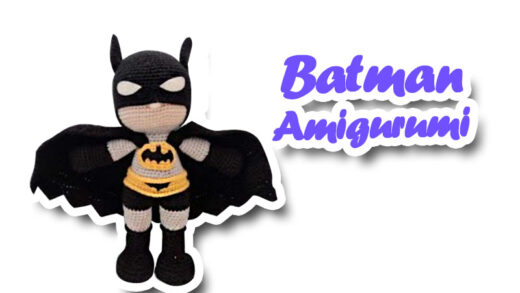 receita amigurumi do batman
