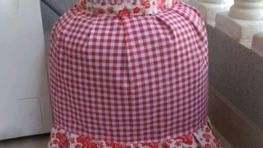 como costurar uma capa de botijão