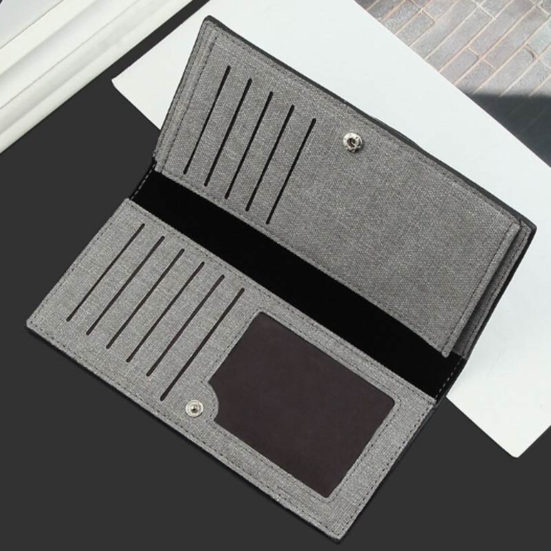 carteira de tecido grande