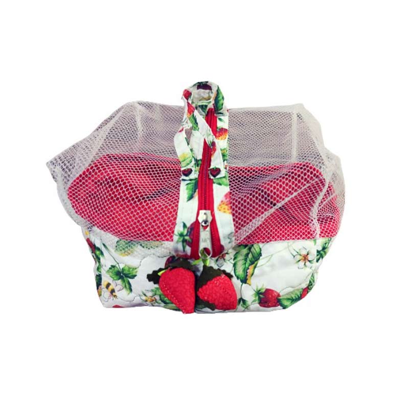 Cesta de Pão em Tecido Porta Pães Estampado