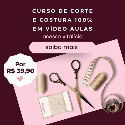 curso de corte e costura criativa
