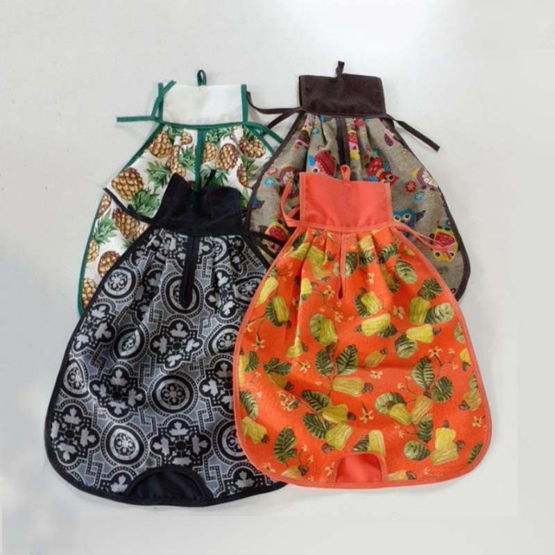 Puxa Saco Dispenser Porta Sacolas Tecido Estampas Sortidas