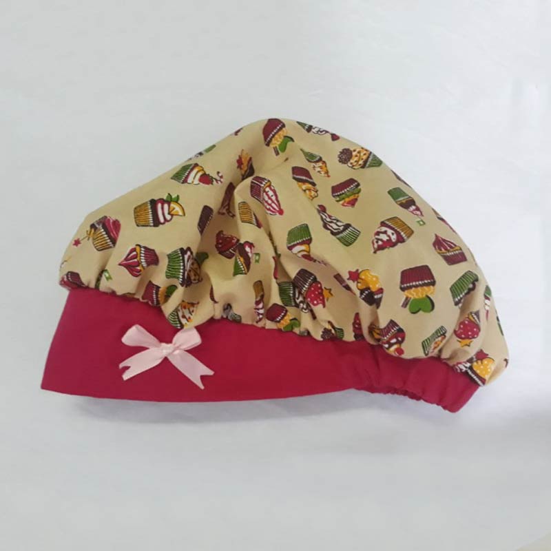 touca de cozinha cozinheira culinária como costurar uma touca de cozinha