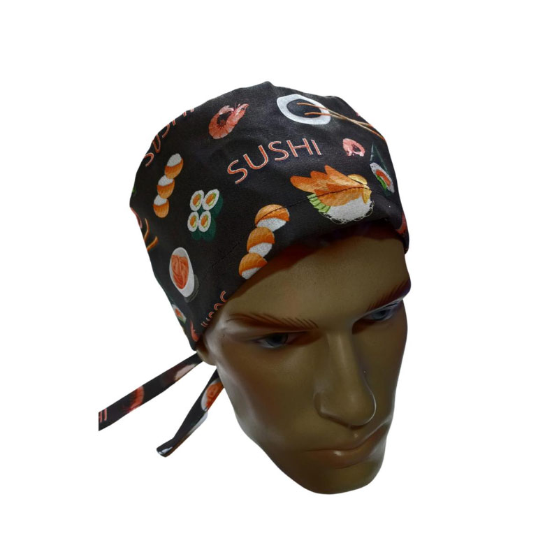 touca de cozinha cozinheira culinária sushi sushiman como costurar uma touca de cozinha