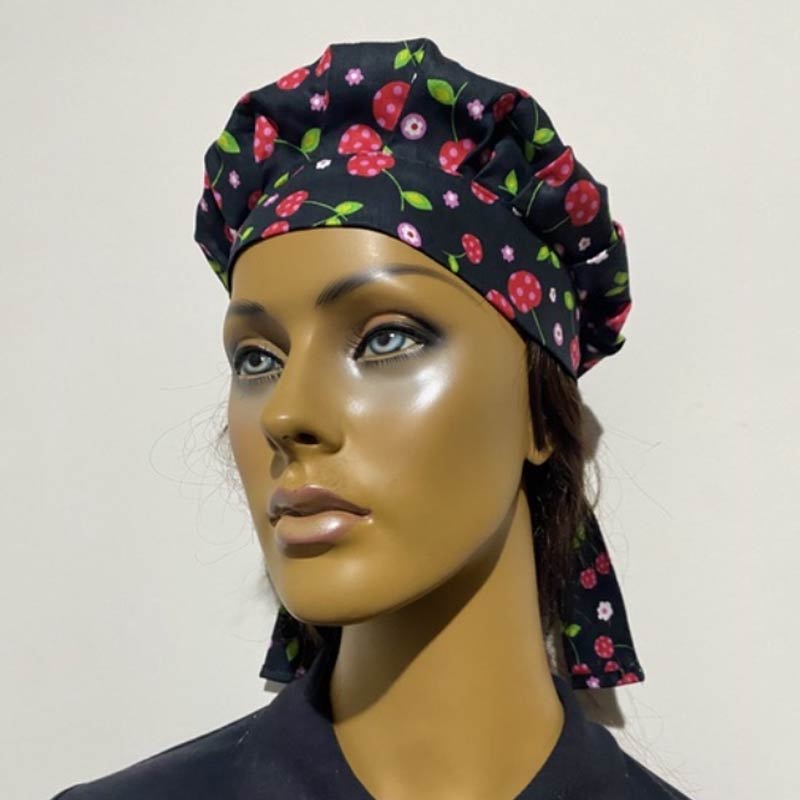 touca de cozinha cozinheira culinária como costurar uma touca de cozinha