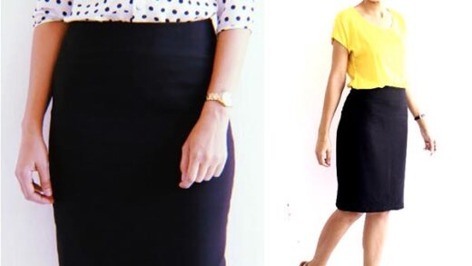 Saia Reta Clássica Simples