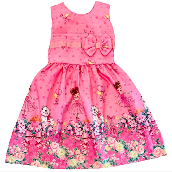 Vestido-Infantil-Estampa-Floral-com-laço