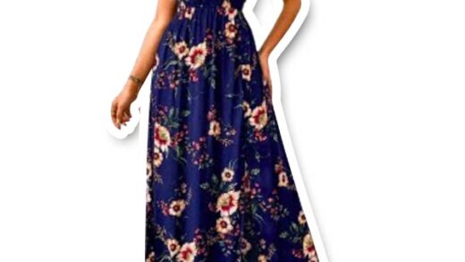 Vestido Longo com Fenda