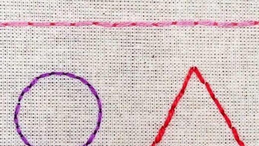 Ponto Atrás do Bordado Livre 01