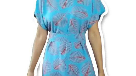 Vestido Bata com Cinto