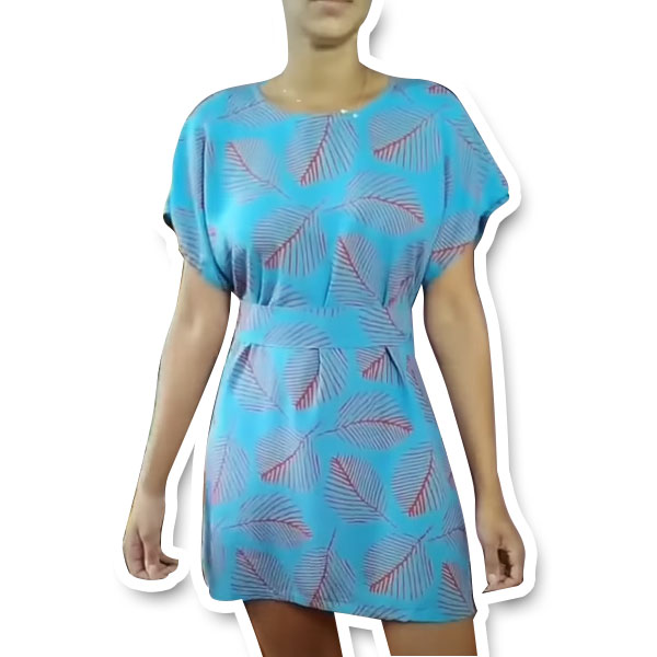 Vestido Bata com Cinto