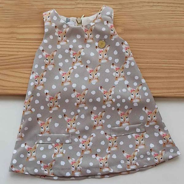 Vestido Trapézio Infantil