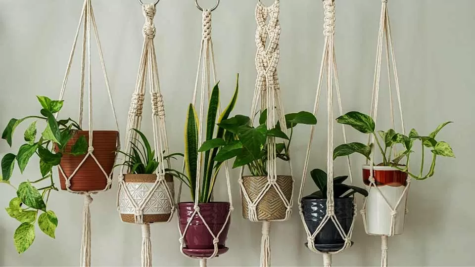 macramê é uma técnica artesanal com fios