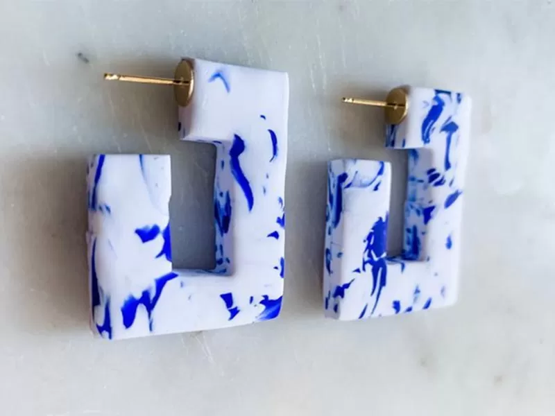 joia de resina brincos em resina