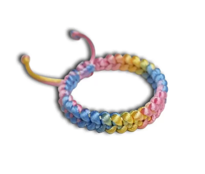 pulseira de macramê