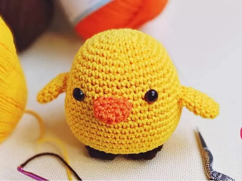 receita amigurumi de pintinho