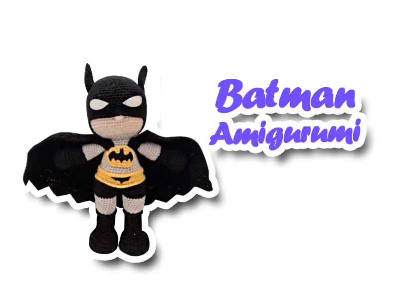 receita amigurumi do batman