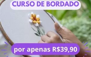 Curso de Bordado Academia do Bordado Livre