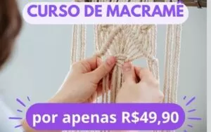 Curso de macramê macrame na pratica